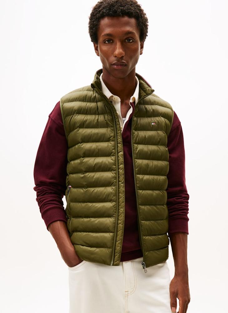 TOMMY HILFIGER Logo Gilets Puffer Jacket - Image 1