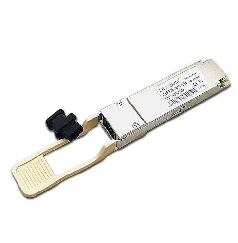 Lemspum 1pc 100G SR QSFP28 Multimode Module 100GBASE-SR4 850nm 100m DOM MPO-12/UPC MMF Optical Transceiver Support 4 x 25G-SR Compatible with Juniper JNP-QSFP-100G-SR4, Arista/Brocade/Dell SFP-100G-SR4 ect. - Image 2