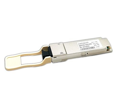 Lemspum 1pc 100G SR QSFP28 Multimode Module 100GBASE-SR4 850nm 100m DOM MPO-12/UPC MMF Optical Transceiver Support 4 x 25G-SR Compatible with Juniper JNP-QSFP-100G-SR4, Arista/Brocade/Dell SFP-100G-SR4 ect. - Image 3