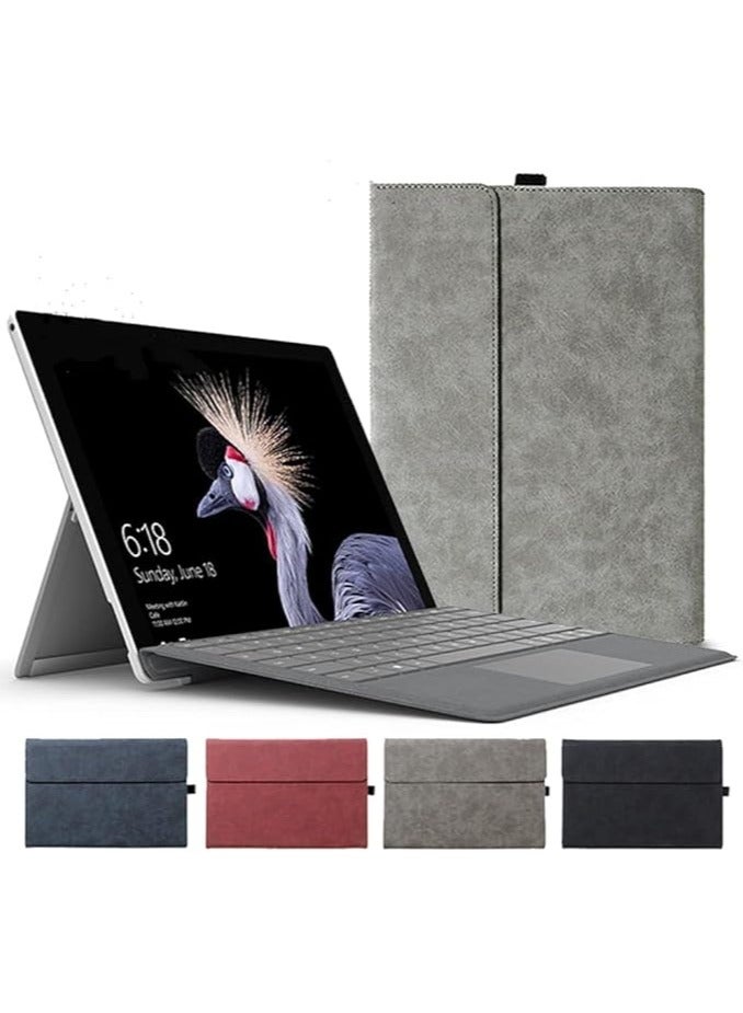 حافظة واقية لجهاز Surface Pro 11/Pro 10/Pro 9، غلاف متين مضاد للصدمات، متوافق مع لوحة مفاتيح Type Cover، غلاف تجاري عالي الجودة مع حامل قلم. - Image 1