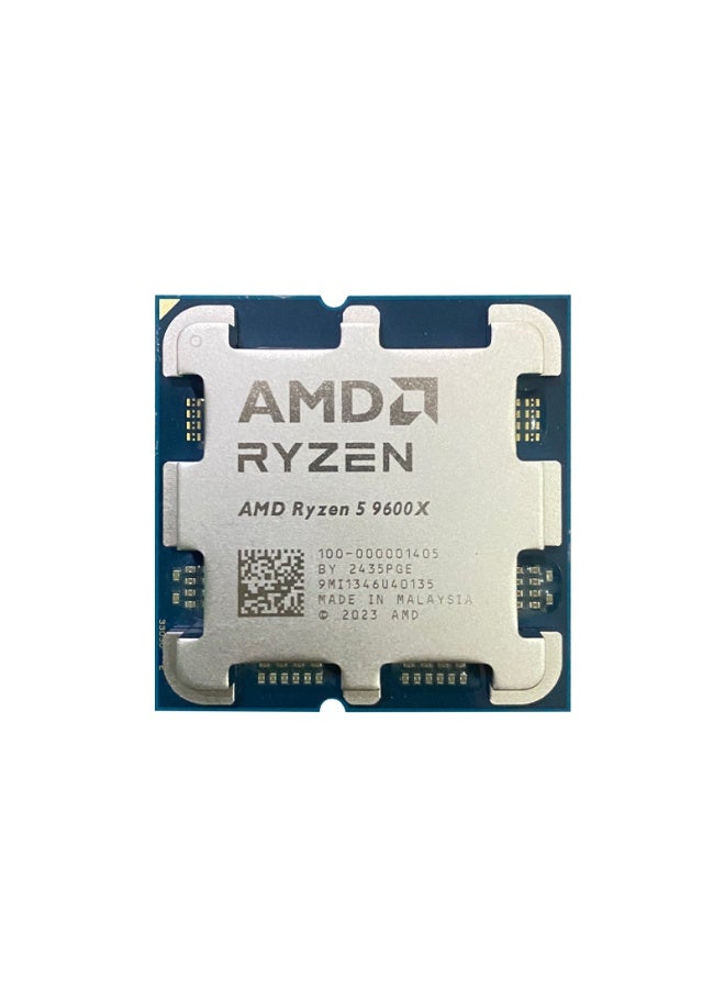 AMD Ryzen 5 9600X 5.4GHz 6-Core 12-Thread R5 9600X Socket AM5 4NM L3=32M Processor 65W DDR5 No Fan - Image 1
