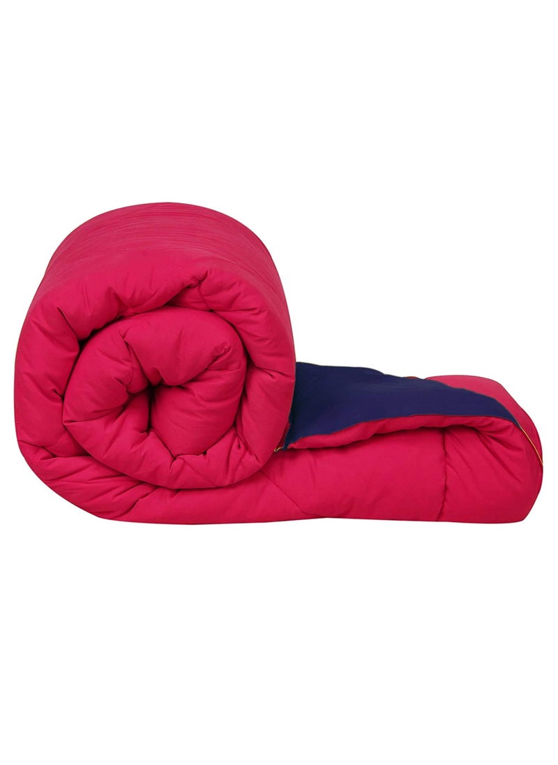 SVT SVT Microfiber 200TC Comforter Single_ Pink Blue  - Image 1
