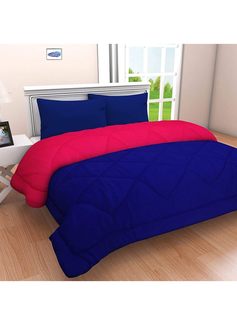 SVT SVT Microfiber 200TC Comforter Single_ Pink Blue  - Image 5