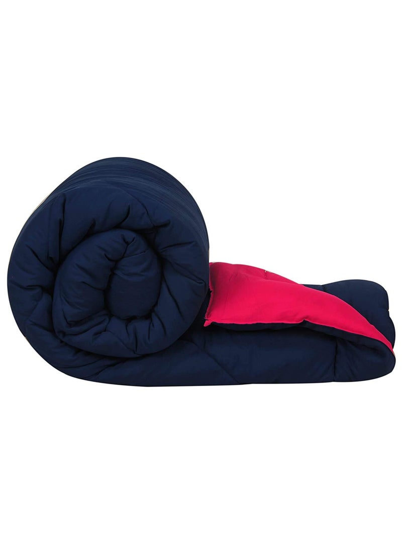 SVT SVT Microfiber 200TC Comforter Single_ Pink Blue  - Image 4