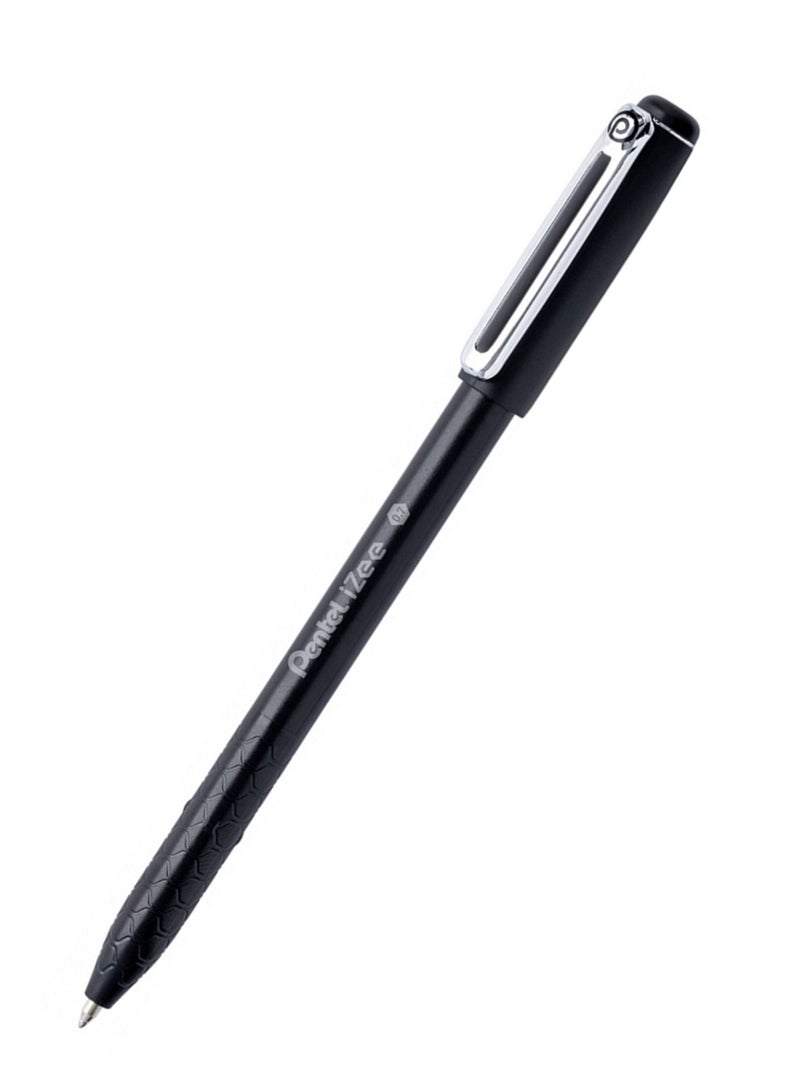 Pentel 4-Piece Izee Ballpoint Pen 0.7mm Tip Black Ink - Image 2