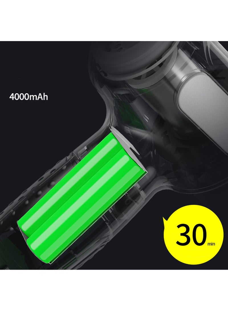 Generic Cordless Car Vacuum, Handheld Air Duster, 10kPa Brushless Suction Power, Cordless Portable Mini Keyboard Vacuum for Car, Office Desk  - Image 3