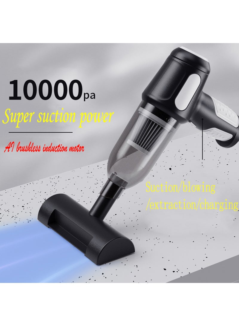 Generic Cordless Car Vacuum, Handheld Air Duster, 10kPa Brushless Suction Power, Cordless Portable Mini Keyboard Vacuum for Car, Office Desk  - Image 5