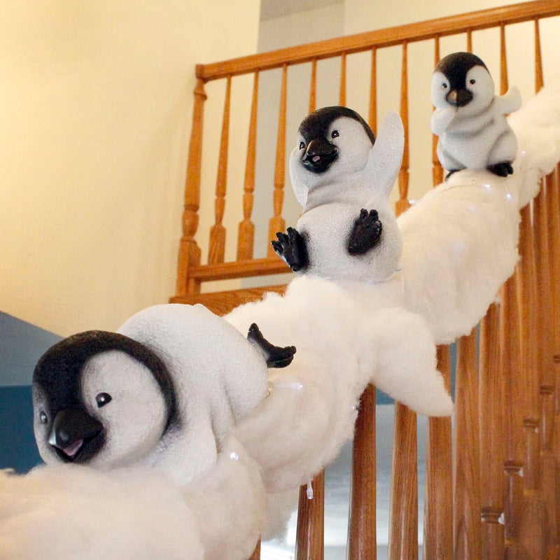 Midlee Midlee Christmas Penguin Stairway Holiday Decoration Set of 3 