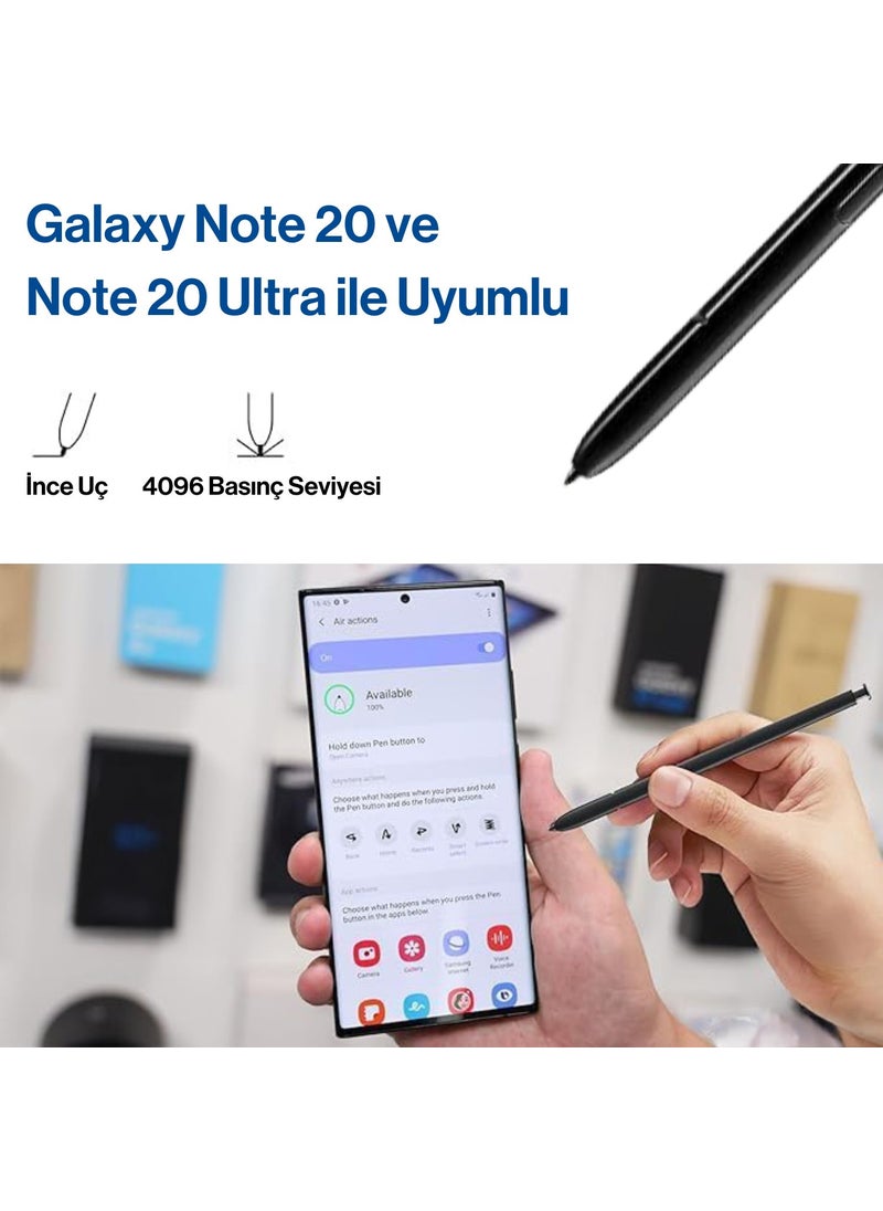 Techmaster Samsung Galaxy Note 20 Note 20 Ultra Compatible S Pen Touch Stylus Pen and Spare Tip  - Image 5