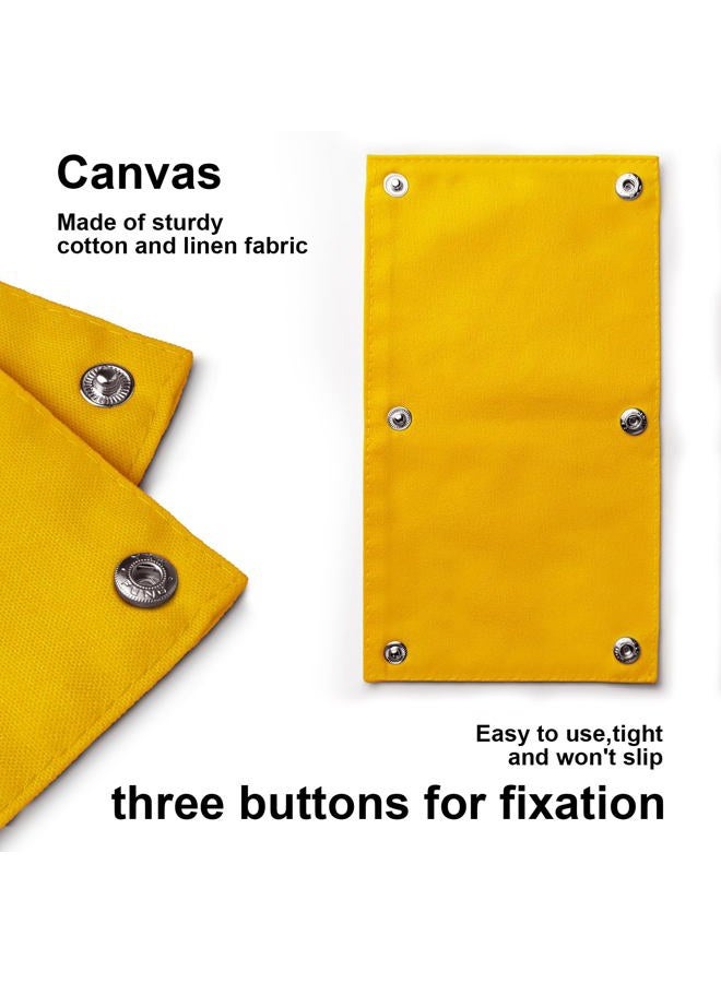 Rock & Ruddle Nervous Rescue Sleeve - Yellow Funny Dog Leash Wrap for Dogs with I Need Space Nervous Rescue Warning - Image 4