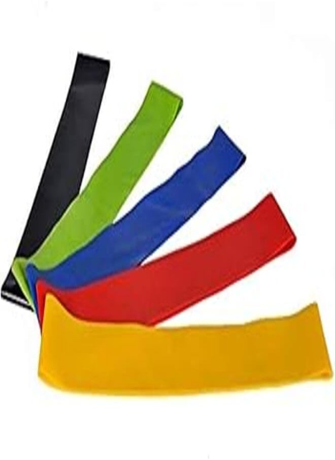 OR Yoga resistance fitness Latex grip elastic band (5PCS) 