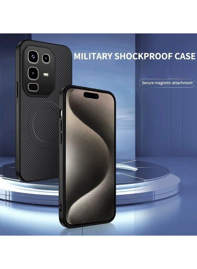 general Magnetic Case Compatible Infinix Note 50 Pro Plus 2025, 【Support Wireless Charging】 TPU Full Package Drop and Dirt Resistant Protective Case - Image 2