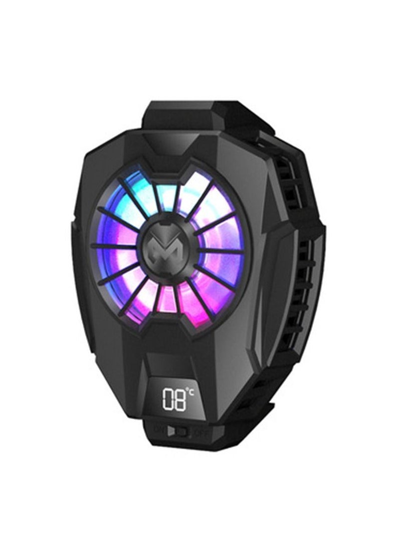 Semiconductor Mobile Phone Cooling Fan, with Colourful Lights, Wired Radiator - Image 1