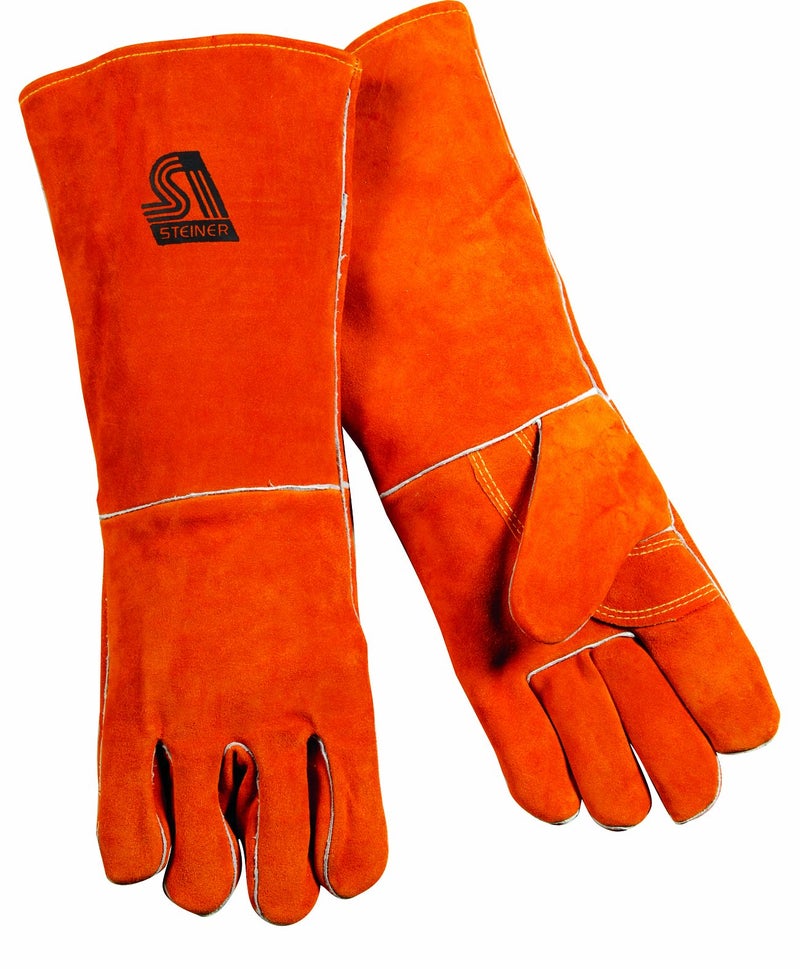 Steiner 21918X Welding Gloves Brown YSeries 18Inch Length Shoulder Split Cowhide Foam Lined Extra Large