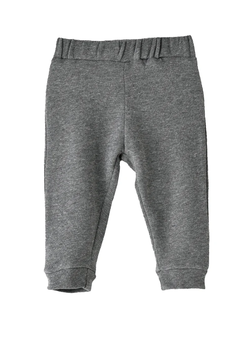 JAM Boys' Solid Grey Elastic Waist Joggers