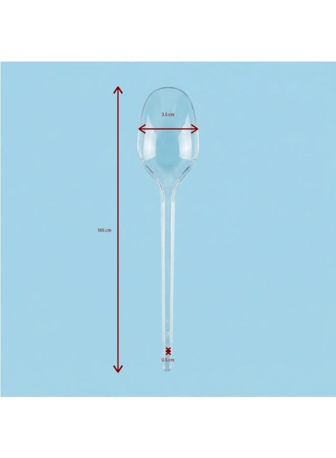 Ritco Carton Of Clear Plastic (1000 Spoons/Carton) - Image 3