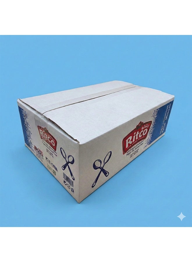 Ritco Carton Of Clear Plastic (1000 Spoons/Carton) - Image 1