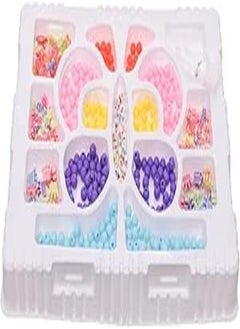 Generic High Quality Butterfly shaped bead box for girls For Kids For Endless Hours Of Entertainment - Multi Colour 