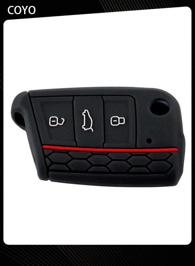 COYO Car Key Cover, Soft Protective Case for Remote Key, Anti-Scratch Key Fob Cover - Image 2
