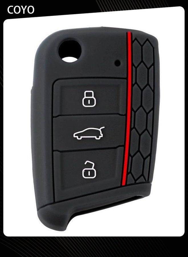 COYO Car Key Cover, Soft Protective Case for Remote Key, Anti-Scratch Key Fob Cover - Image 1