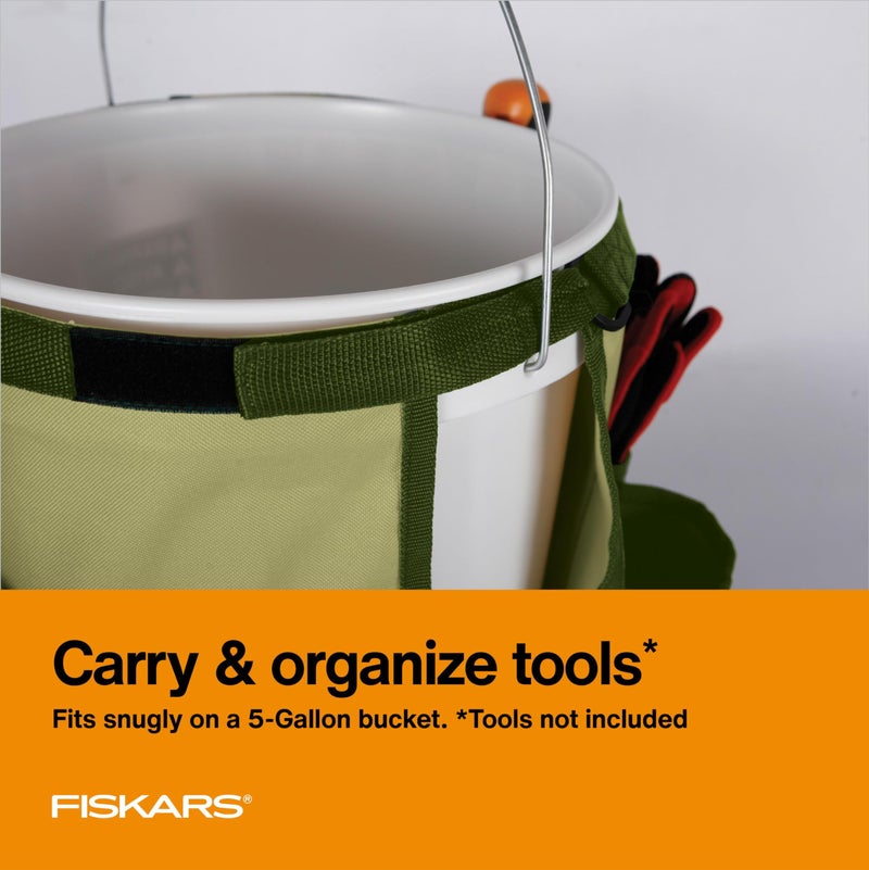 Fiskars Garden Tool Bucket Caddy 5 Gal, (Bucket and Tools Not Included) - Image 4