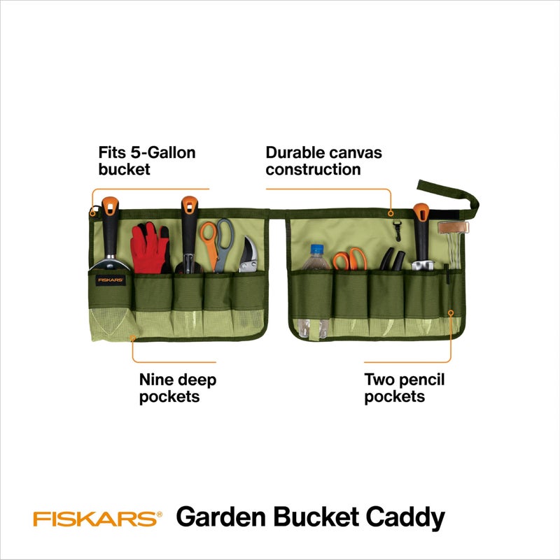 Fiskars Garden Tool Bucket Caddy 5 Gal, (Bucket and Tools Not Included) - Image 2