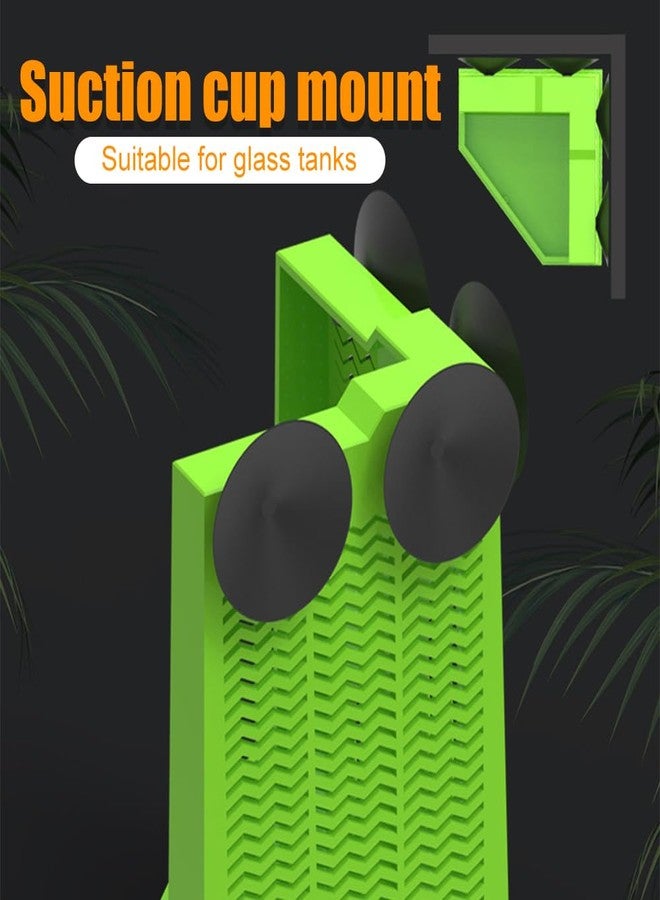 DONGKER Bearded Dragon Feeder,Anti-Escape Lizard Corner Terrarium Bowl with Suction Cups for Lizard Bearded Dragon Gecko Frog - Image 3