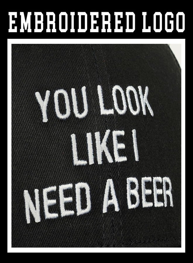 Supload Funny Beer Gifts for Men Dad Drinking Beer Hat for Beer Lovers Men Women Gifts for Drinkers Embroidered - Image 2