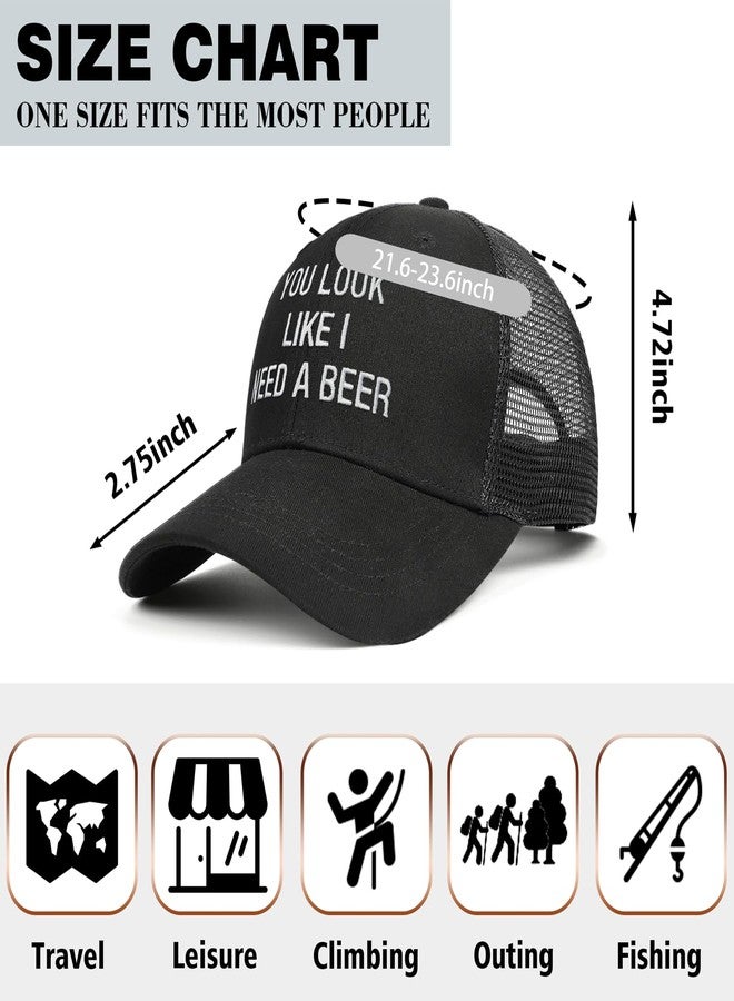 Supload Funny Beer Gifts for Men Dad Drinking Beer Hat for Beer Lovers Men Women Gifts for Drinkers Embroidered - Image 3