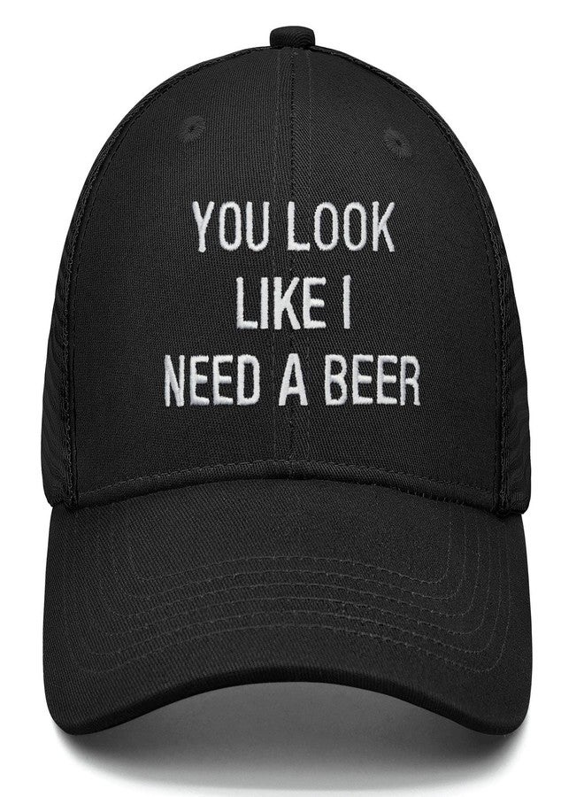 Supload Funny Beer Gifts for Men Dad Drinking Beer Hat for Beer Lovers Men Women Gifts for Drinkers Embroidered - Image 1
