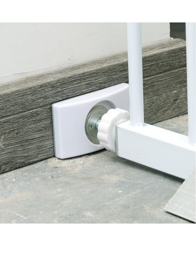 4 PCS Pack Baby Safety Gate Wall Protector, Protect Walls u0026 Doorways for Pet u0026 Dog Gates, Wall Saver for Pressure Mounted Gate Protect Walls, Stairs, Door Frame - Image 2