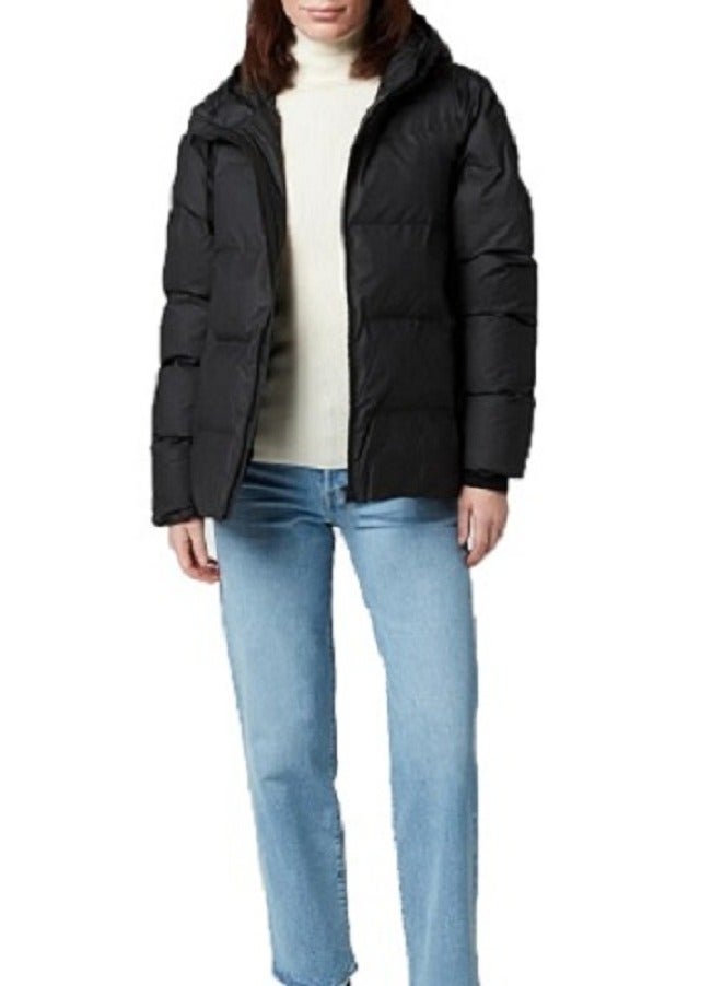 general Winter Puffer Down Jacket Long Sleeve Zipper with Removable Hood - Image 1