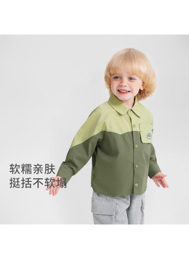 Baby Shirt Spring/autumn Boys' Top Shirt Children's Coat Outdoor Spring/autumn Wear Girls' Top - Image 4