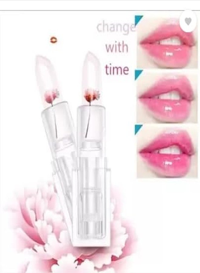 SHENY SOFT Magic Change Temperature Mood Lipstick Moisturizer Jelly Flower Lipstick - Image 5