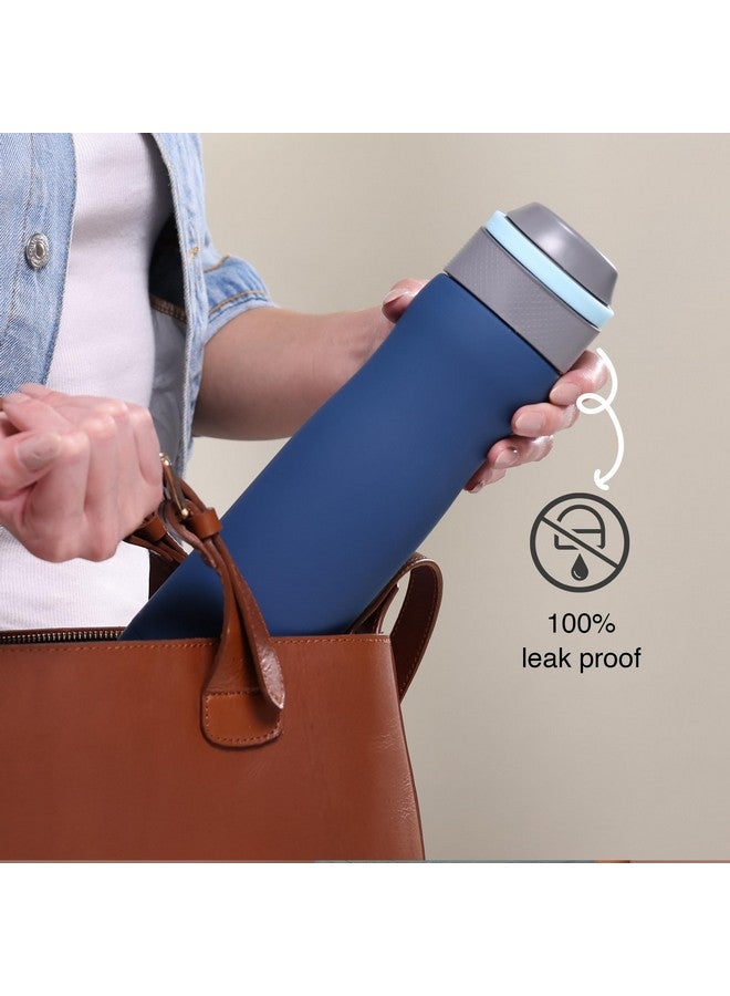 Headway Headway Oslo Thermosteel Water Bottle with Infuser Cosmic Grey 750 ml - 2 Years Brand Warranty | Triple Layer Vacuum Insulated Flask | Hot for 8+ Hours & Cold for 18+ Hours | Ideal for Home & Office - Image 5
