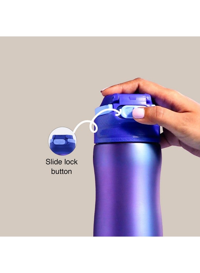Headway Headway Oslo Thermosteel Water Bottle with Infuser Cosmic Grey 750 ml - 2 Years Brand Warranty | Triple Layer Vacuum Insulated Flask | Hot for 8+ Hours & Cold for 18+ Hours | Ideal for Home & Office - Image 3