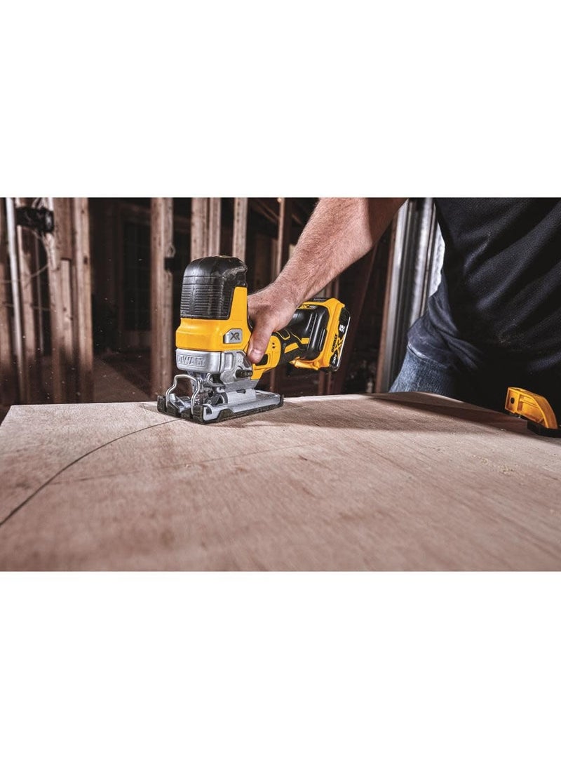 DEWALT DEWALT 20V MAX Jig Saw, Cordless, Barrel Grip, 3,200 Blade Speed, Bare Tool Only (DCS335B)  - Image 3
