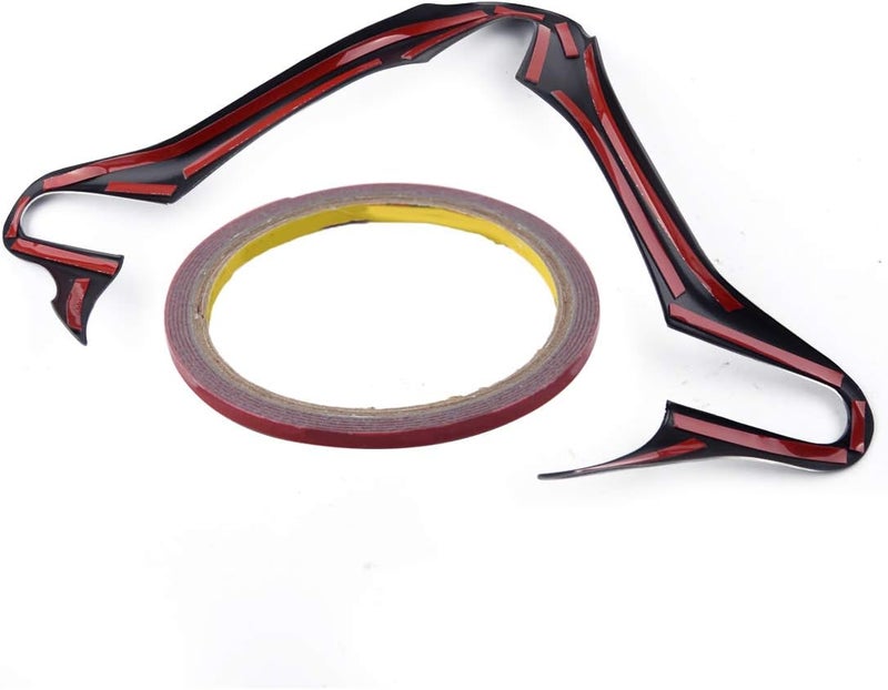 QASULER Carbon Fiber Steering Wheel Cover Trim - Image 3