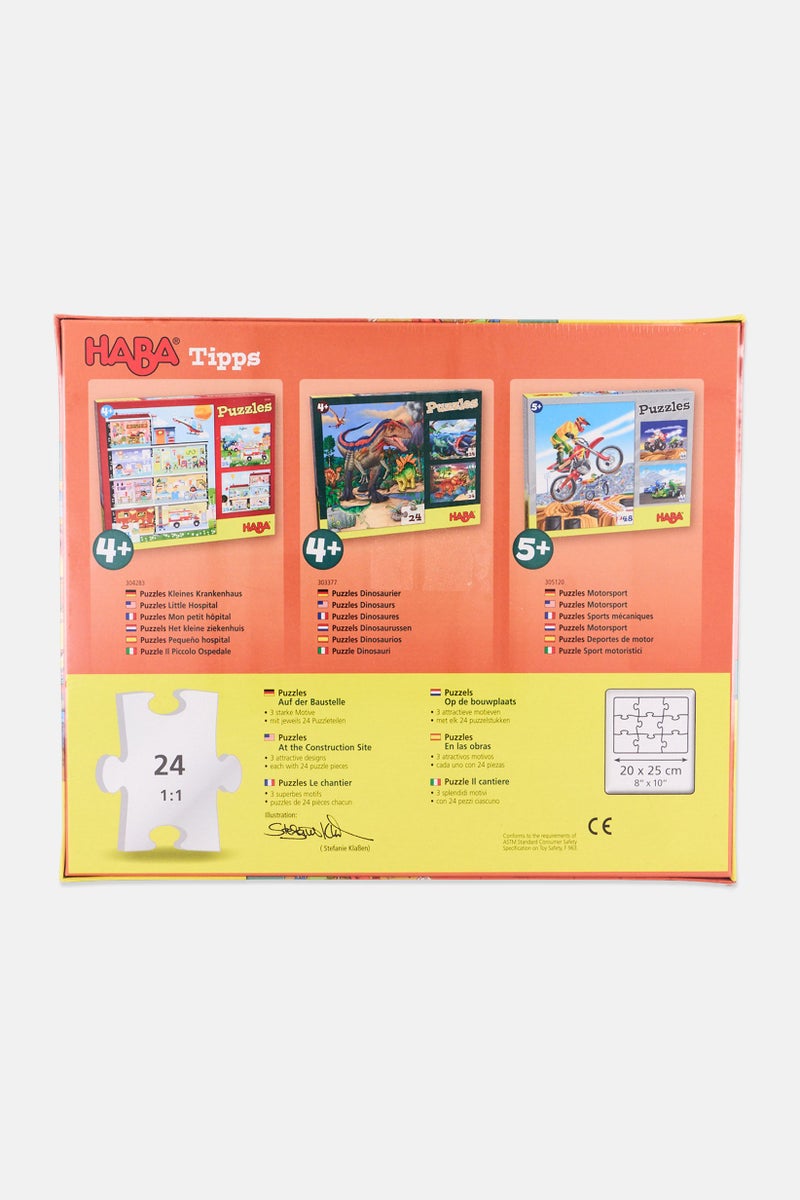HABA 24 Pcs At The Construction Site Puzzles - Image 3