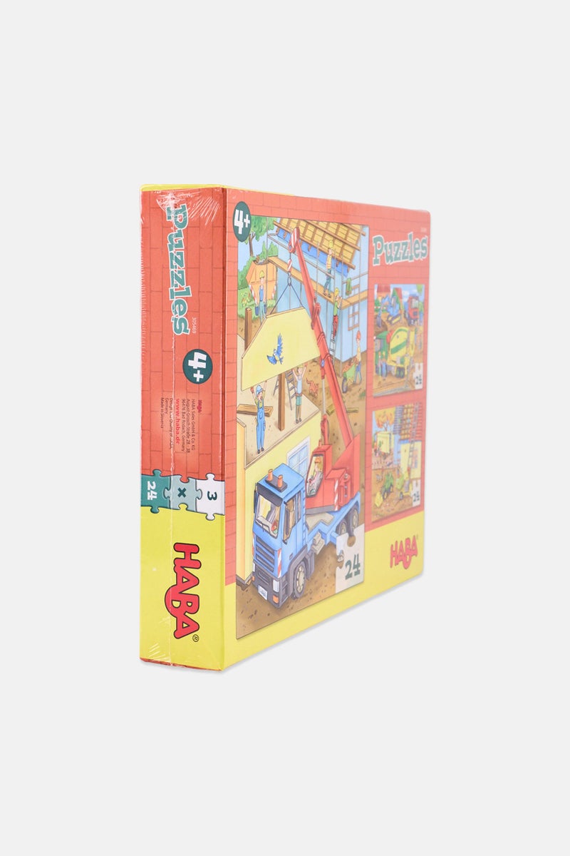 HABA 24 Pcs At The Construction Site Puzzles - Image 4
