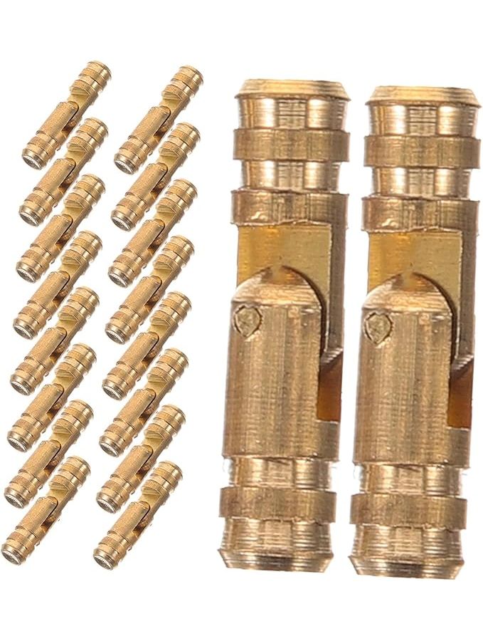 Gold Copper Spring Hinges 2 5X0 4cm Cylindrical Hidden Hinges For Jewelry Boxes Easy Installation - Image 1