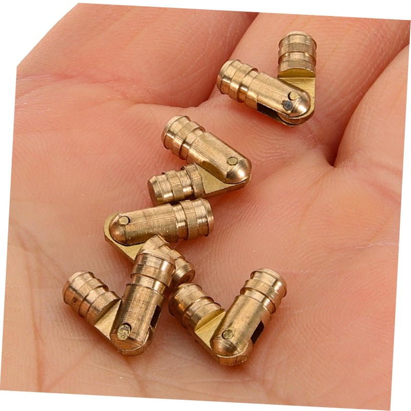 Gold Copper Spring Hinges 2 5X0 4cm Cylindrical Hidden Hinges For Jewelry Boxes Easy Installation - Image 5