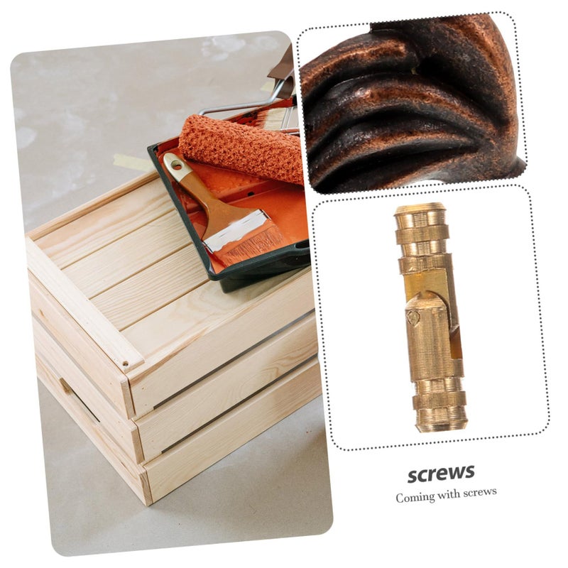 Gold Copper Spring Hinges 2 5X0 4cm Cylindrical Hidden Hinges For Jewelry Boxes Easy Installation - Image 3