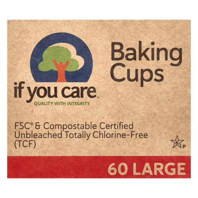 If You Care Unbleached Large Baking Cups, 60 ct, 3 pk - Image 2