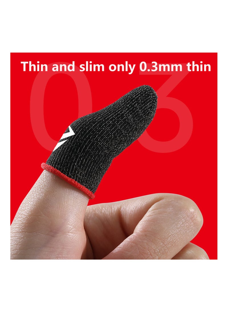 Generic - 5 Pairs Mobile Game Controller Finger Sleeves - Anti-Sweat, Breathable, Full Touch Sensitivity for PUBG, Knives Out & Rules of Survival - Perfect for Gamers - Image 1