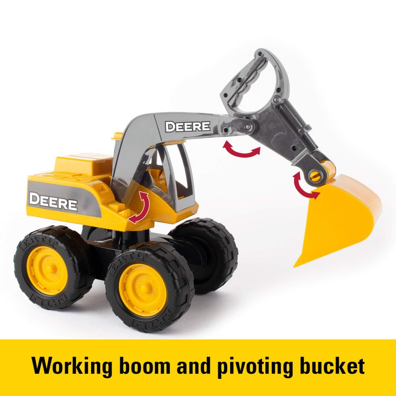 John Deere TOMY John Deere Sandbox Big Scoop Excavator Toy with Tilting Dump Bed  John Deere Construction Toys  Toddler Toys for Sandbox  Frustration Free Packaging  15 Inch - Image 3