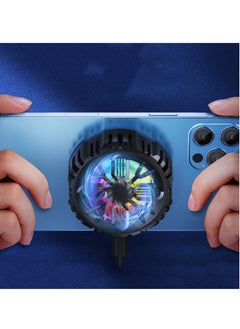 بيوينتي Wireless Portable Mobile Phone Radiator Cooling Fan Magnetic Absorption Semiconductor Fast Cooling Fan For Mobile Phone And Tablet  - Image 2