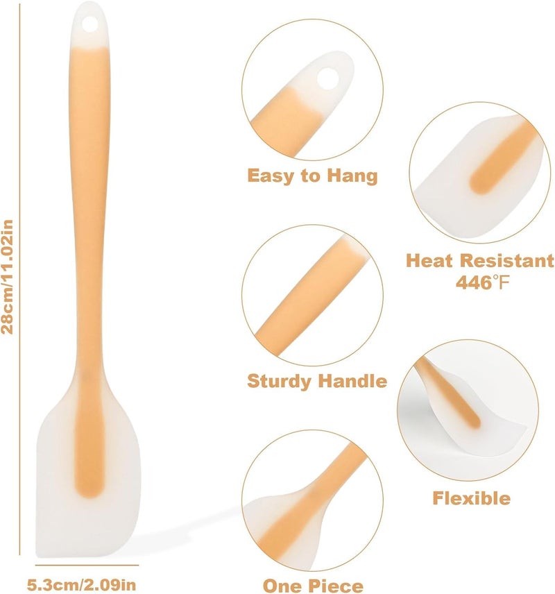Baskety Spatula Silicone Multi Color 27 cm Pack of 2 - Image 2