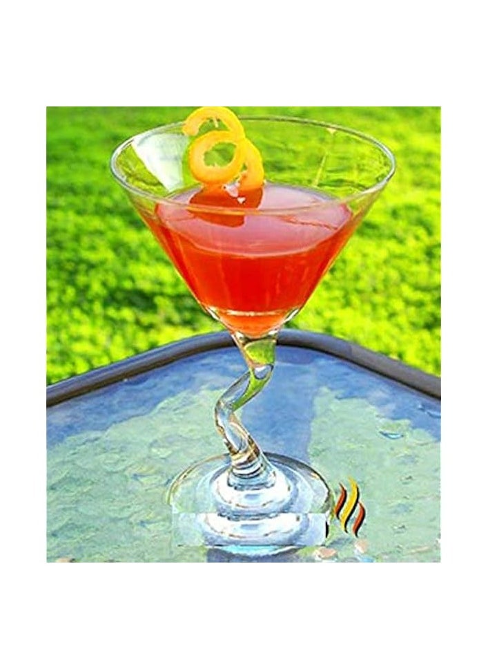 erorex Cocktail Glass, Set Of 6, Clear, 210 Ml, 521C07, Martini Glass, Coupe Glass, Margarita Glass, V-Shaped Glass, Conical Glass, Glass  - Image 2