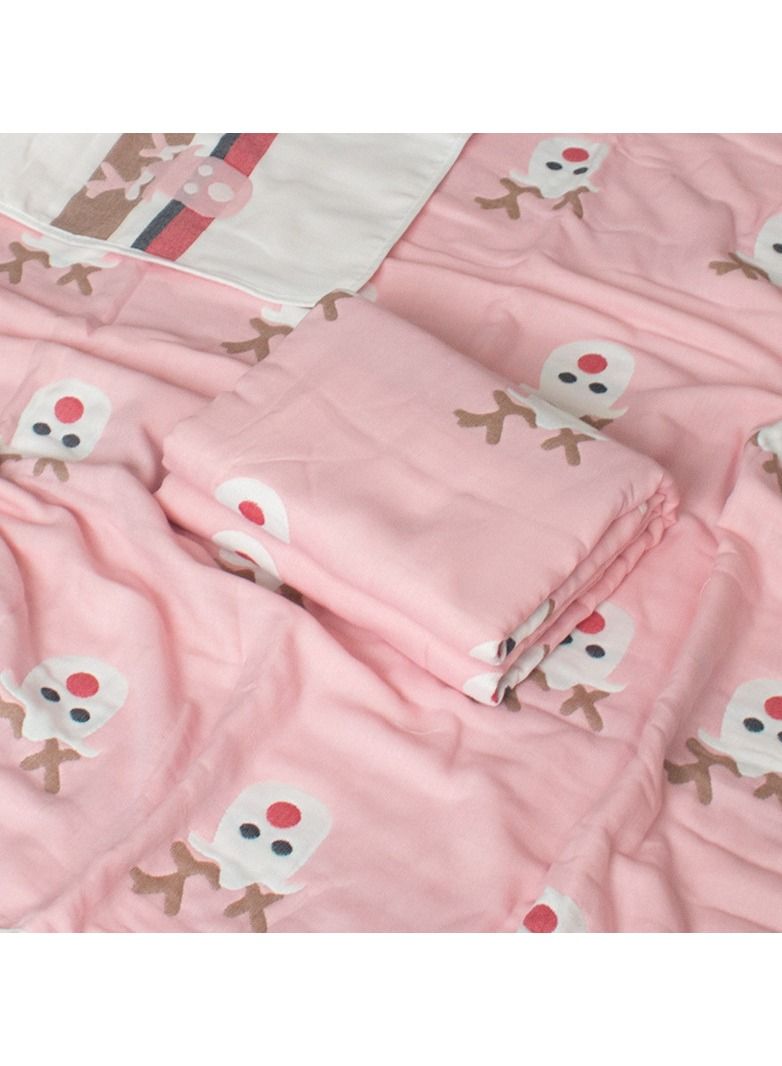 Pure Cotton Cartoon Printed Bath Towels